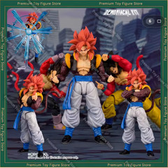 SSJ4 Gogeta Demoniacal Fit SHF 3.0 Action Figure Dragon Ball GT 1/12 Model Toy