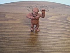 Hard Plastic 3″ King Kong 1950-60’s Rust Red