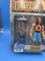 Vintage WCW Bruisers Raven Action Figure ToyBiz – Unopened 1999 Marvel Daredevil