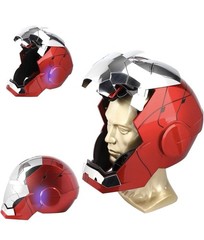 Iron Man Helmet with Voice, Touch & Remote Control – MK 5 V Red Silver