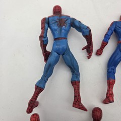 Spider-Man ’95, 02, 06 Lot Of 8 Hasbro Action Figures Plus Motorcycle VTG Spidey