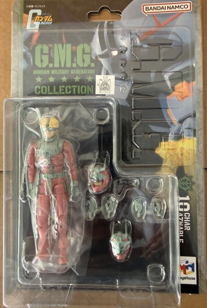 G.M.G. COLLECTION 10 Char Aznable Mobile Suit Gundam MegaHouse 1/18 scale