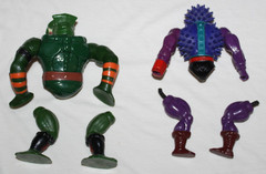 Mattel 1984 Spikor & Leech He-Man Masters of the Universe Action Figures -AS IS