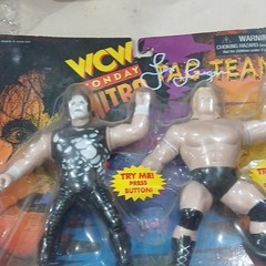 Original San Francisco Toymakers WCW Nitro Lex Luger Sting Action Figures