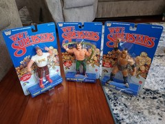 WWE LJN Wave 3 The Rock Rowdy Roddy Piper Jake the Snake Roberts SEALED Unopened