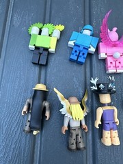 Lot Of 9 Roblox Toys Action Mini Figures Series 1, 9, 12, Museum, Bunny