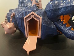 The Super Mario Bros Movie Bowsers Island Castle Playset | Loose | Incomplete