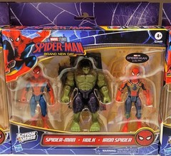 Hasbro Spider-Man Brand New Day Action Verse 3 Figure Set Action Figure 4in NEW