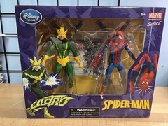 Electro Spider-Man Marvel Select Disney Store 2014 Retired Sealed NIB 15b4