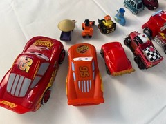 DISNEY PIXAR CARS MIXED SIZES & COLORS & DESIGNS QTY 15