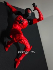 In US! MESS TOYS Symbiote Spider-Man Action Figure Model Joint Mobility Toy Gift