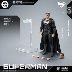 【US In-Stock】HIPLAY Fondjoy Black Superman 2.0 DC1026 Action Figure