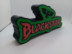 Retro Blackstar logo lightbox sign light box display for Black Star display
