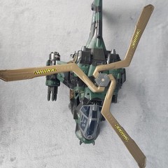 GI Joe Night Attack Chopper 2002 Hasbro Sound Attack Helicopter Vehicle