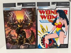 LOT 2x McFarlane DC Multiverse Collector Edition Wonder Woman 7″ & Hawkgirl