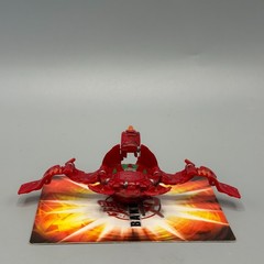 Bakugan Atmos 620G Red Pyrus New Vestroia Battle Brawlers COVERED G POWER