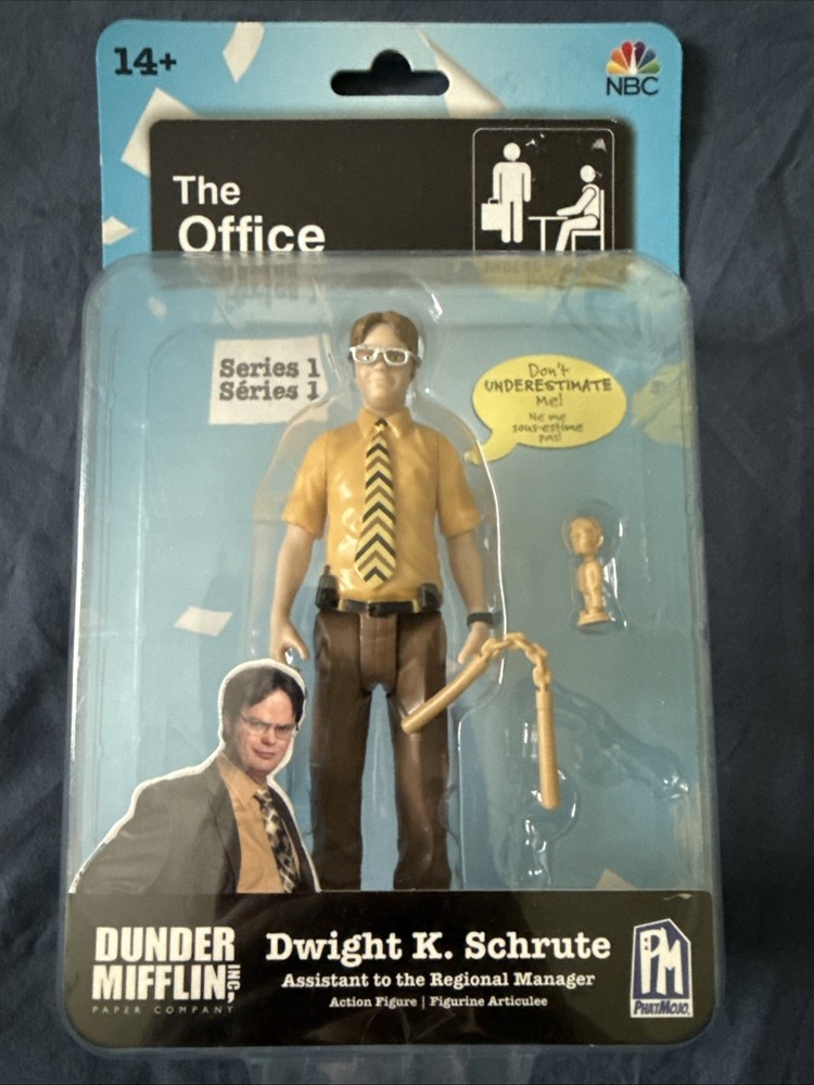The Office Series 1 Dwight K. Schrute Action Figure Props Included