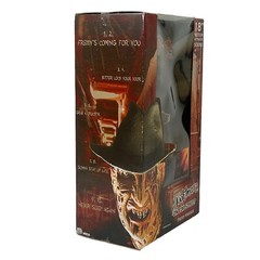 Nightmare On Elm Street Freddy vs Jason NECA 18” Freddy Krueger Figure 2004 NIB
