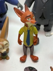 LOT OF 10 Disney Zootopia Tomy Figures – Kevin, Judy, Nick Wilde, Clawhauser
