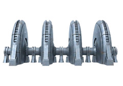 Imperial Target: 1:12 Scale Hoth Shield Generator Replica 31″ Large Scale 3D
