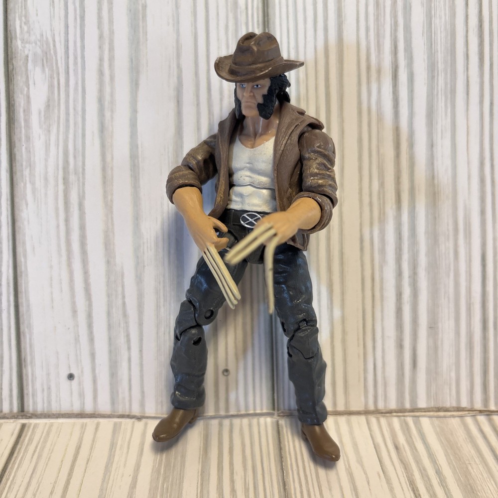 2009 Hasbro Marvel Origins Wolverine Logan With Motorcycle FIGURE ONLY 3.75″
