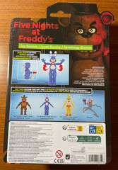 2025 Jazwares FNAF Five Nights At Freddy’s TOY BONNIE 5″ Action Figure Glow NEW