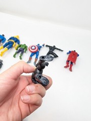 Lot of 12 Action Figures Marvel DC Universe Superman Batman Hulk Hasbro