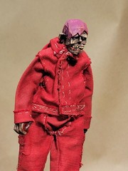 1:12 Scale Stylized Zomb Custom Figure In Jumpsuit
