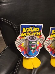 SET LOT 3 Hasbro Loud Mouth 8.5″ Action Figure Big Bang Sound Red Purple, Green