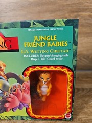 NEW 1994 UNOPENED LION KING Jungle Friend Babies Lil Wetting Cheetah