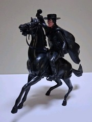 Marx Disney 1950s Zorro & Tornado Horse Toys Vintage large Hartland size Figure