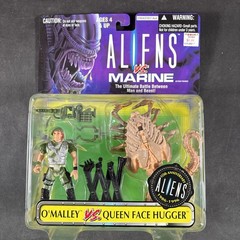 SPACE MARINE O’MALLEY VS QUEEN FACE HUGGER ALIENS ACTION FIGURE KENNER VINTAGE