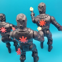 Chuck Norris Karate Kommandos Vintage Army Builder Lot 1986 Kenner Figures