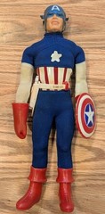 Ideal Toys Captain Action Captain America 1966 12″ figure as pictured