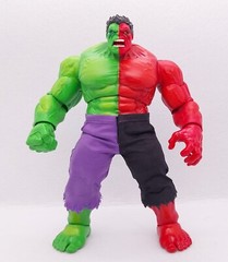 SU-RH-PT: XL Custom Black Pants for Marvel Legends Movie Red Hulk