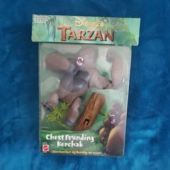 Disney Tarzan Chest Pounding Kerchak .Box has some storage damage but unopened