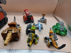 Dinotrux Dinosaur Mattel Lot Of 10. Light Use, Dino Trux