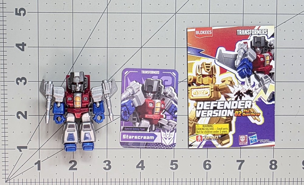 Blokees Transformers Starscream Special Galaxy Type Defender 02 Chase Figure