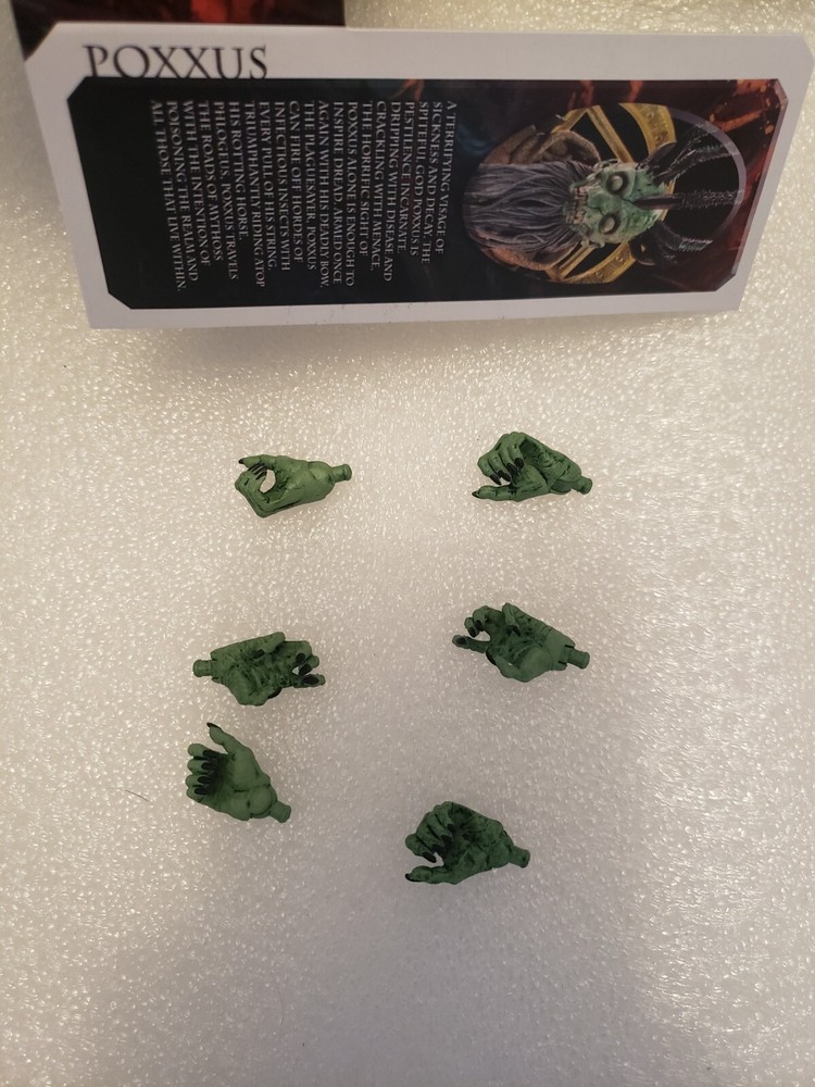 Mythic Legions Poxxus Deluxe Extra Hands Sets ONLY 2024 ***Zombie