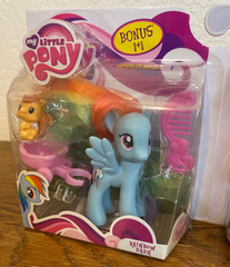 My Little Pony RAINBOW DASH & RAINBOW FLASH BONUS 1+1 PACK – G4, 3″, MIP, Rare