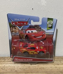 Disney Pixar Cars WGP Lightning McQueen Short Card 1/15 World Grand Prix Mattel
