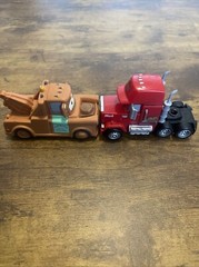 Pixar Cars Mater and Mack Die Cast / Plastic Cars Trucks – Mattel – Disney