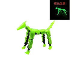 DIY Glow-in-the-Dark T13 Multi-Jointed Movable Robot 3D Printed Mannequin and Do