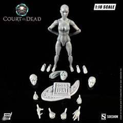 Blank Ash Female 1:18 Scale Boss Fight Studio Action Figure 3 3/4″ For Customs