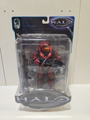 New/Sealed Red Master Chief Halo Series 2 JoyRide 2003 Figure bungie Rifle