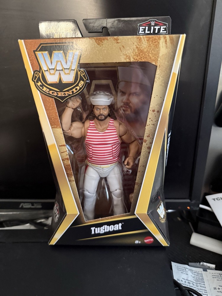 2024 WWE Elite Collection Greatest Hits Tugboat Action Figure Mattel