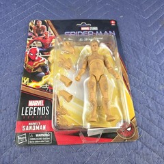 Marvel Legends Series Spider-Man No Way Home Marvel’s Sandman Action Figure Open