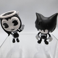 Bendy and the Ink Machine Collectible Figure Lot Of 4 Meatly Games Mini Figures