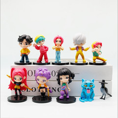 10PCS Demon Hunters Action Figure PVC Toy K Christmas Birthday Gift