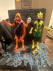 marvel legends hallows eve and Electro (Francine Frye) Spider-Man Villains